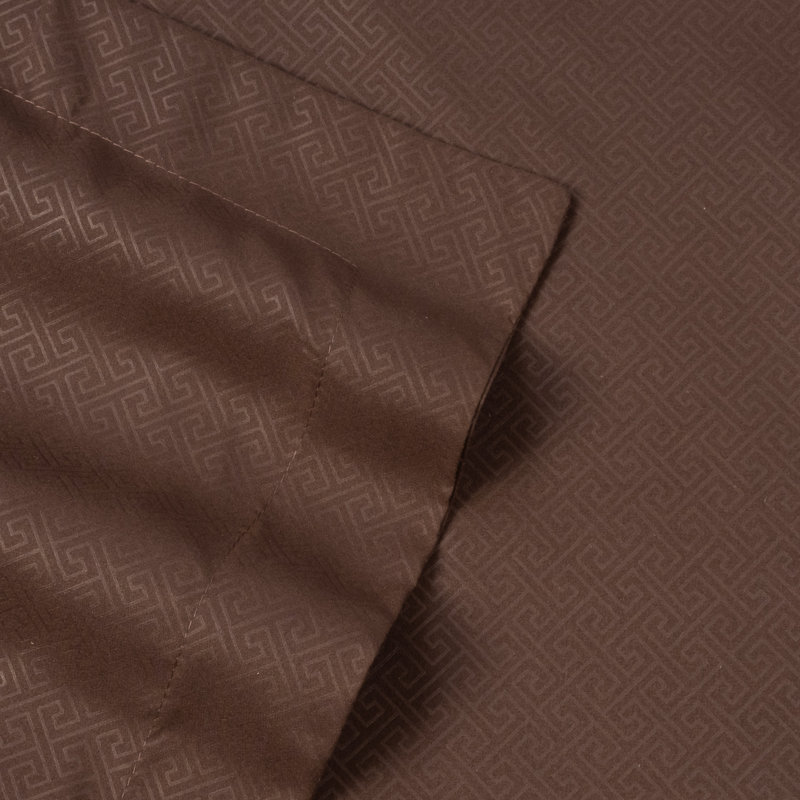 Queen Chocolate Down Alternative Microfiber Bed in a Bag Set