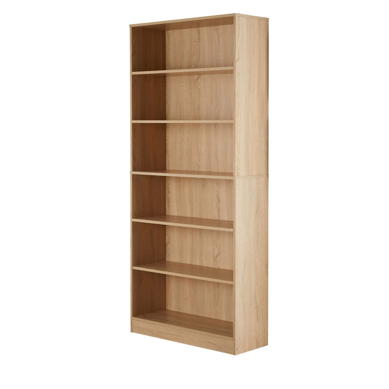 Sarahya 180cm H x 78cm W Bookcase, Brown