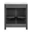 Meuble-lavabo simple 30 po avec comptoir en céramique-400748595