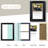 14x20 Black Wood Diploma Frame with 2-Opening for 8.5x11 Certificates or Photos