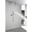 Pomme de douche murale 12 po, style nickel brossé, laiton, P 59 po, l 12 po, H 60 po, finition 10,02 lb, poids