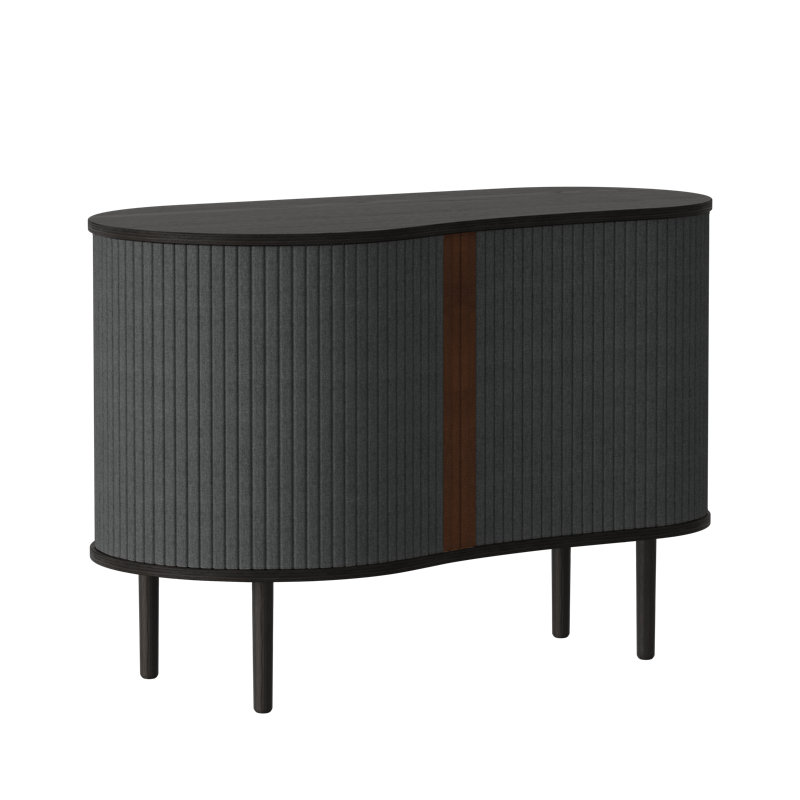 Armoire d'appoint Hollar, Ombre / chêne noir