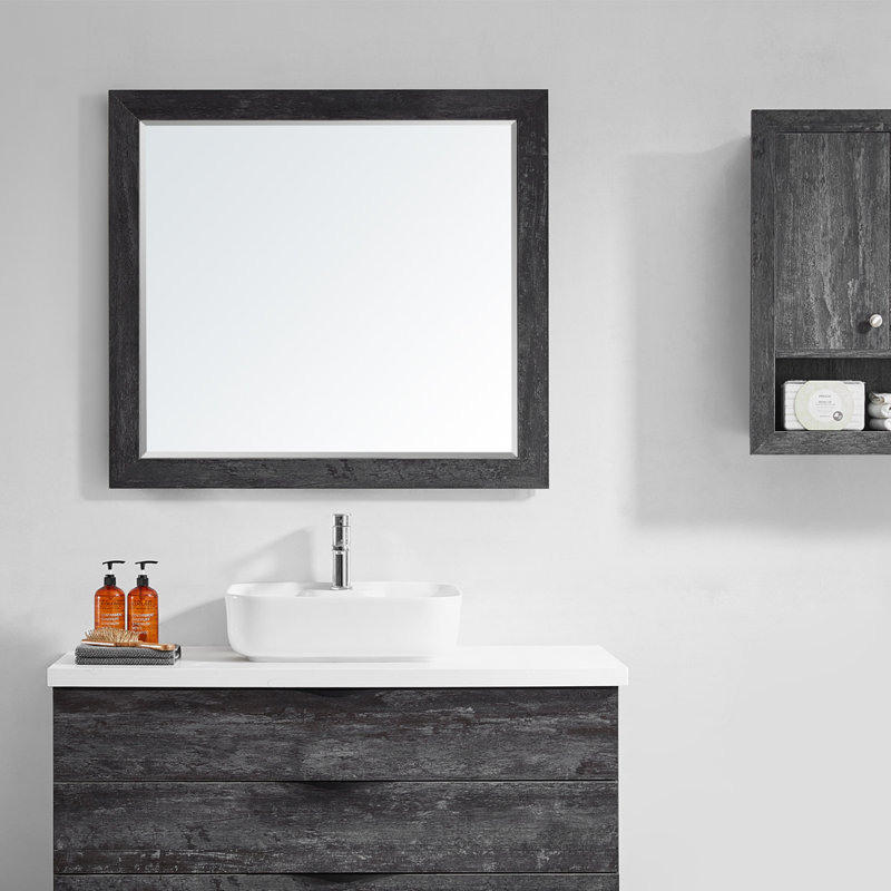 Miroir mural industriel biseauté Hamann