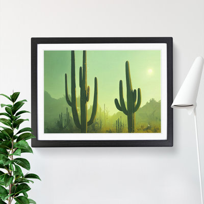 Cactus Desert View Vol.1 - Framed Print