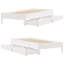 Chapelcrest Solid Wood Drawers Bed Frame-280608943-280608944