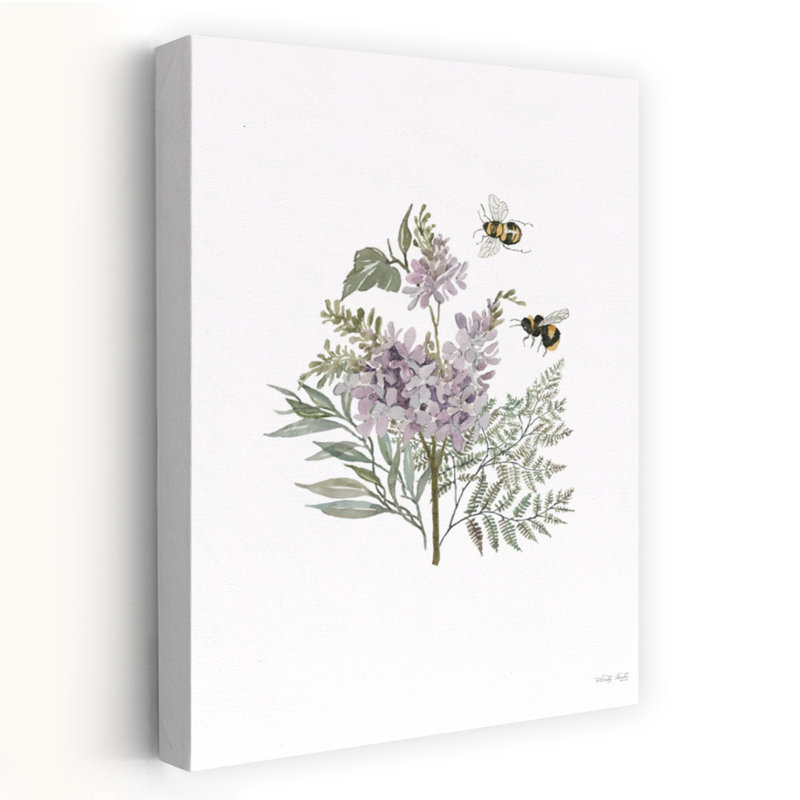 Art floral lilas Bee, H 48 po x l 32 po