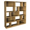 Wooden cube-storage office bookcase
