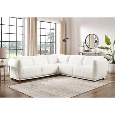 Modern Sofa Moon Leather Sectional