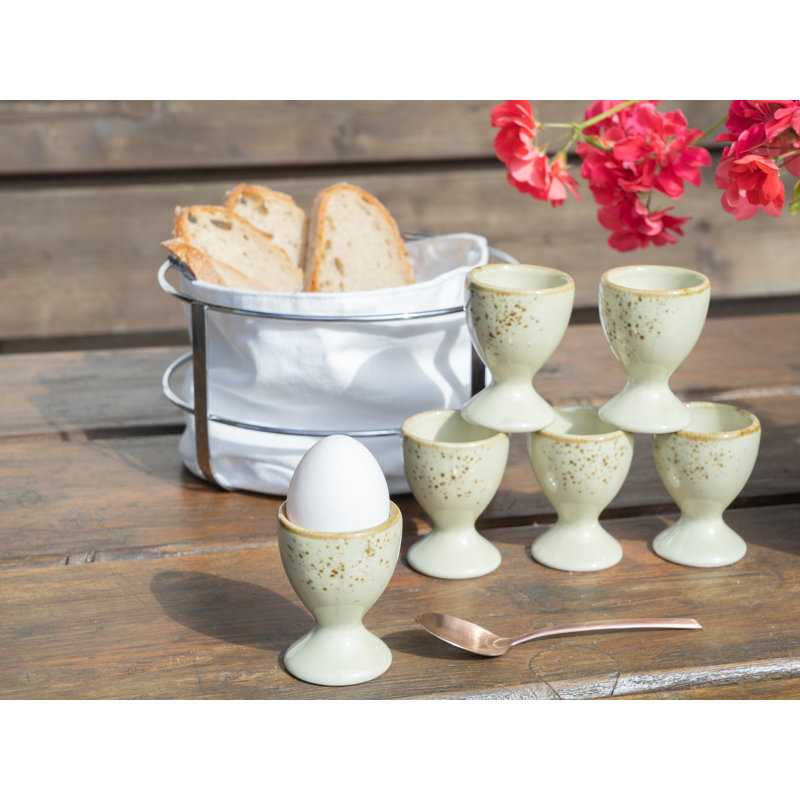 Nature, Geschirrset, Eierbecher 6 teilig, White