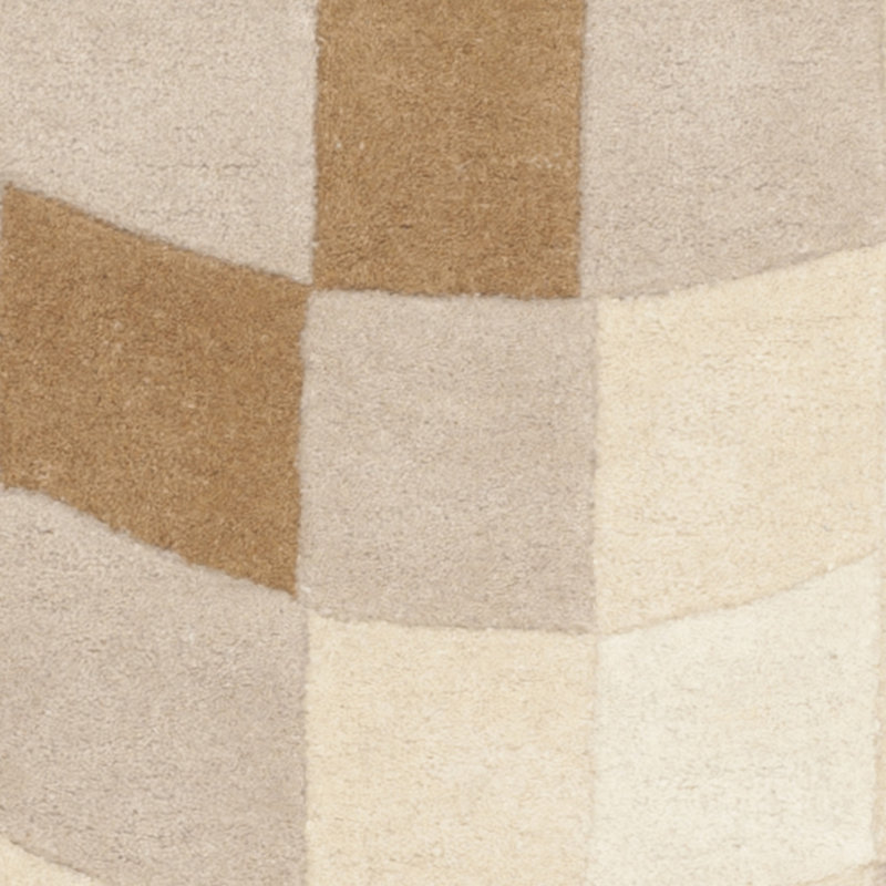 Amini Hand Tufted Wool & Viscose Pile Geometric Rug, Runner 2'6" x 8'