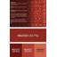Tapis de zone rouge/brun contemporain-72688578
