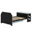 Lit de jour en bois avec couchette, bureau et port USB-931578032