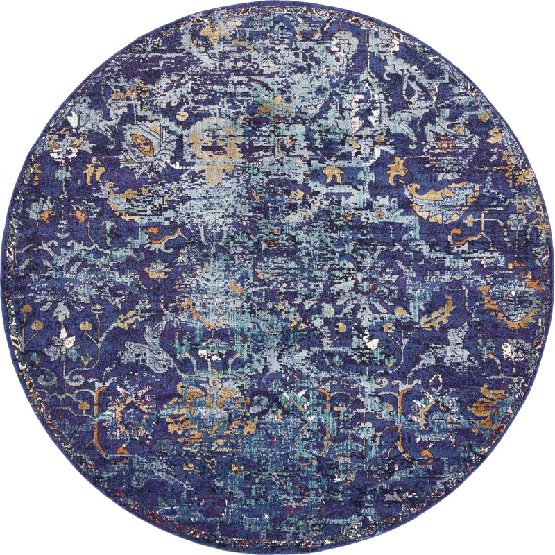 Mignonette Oriental Indoor Rug, Round 8'