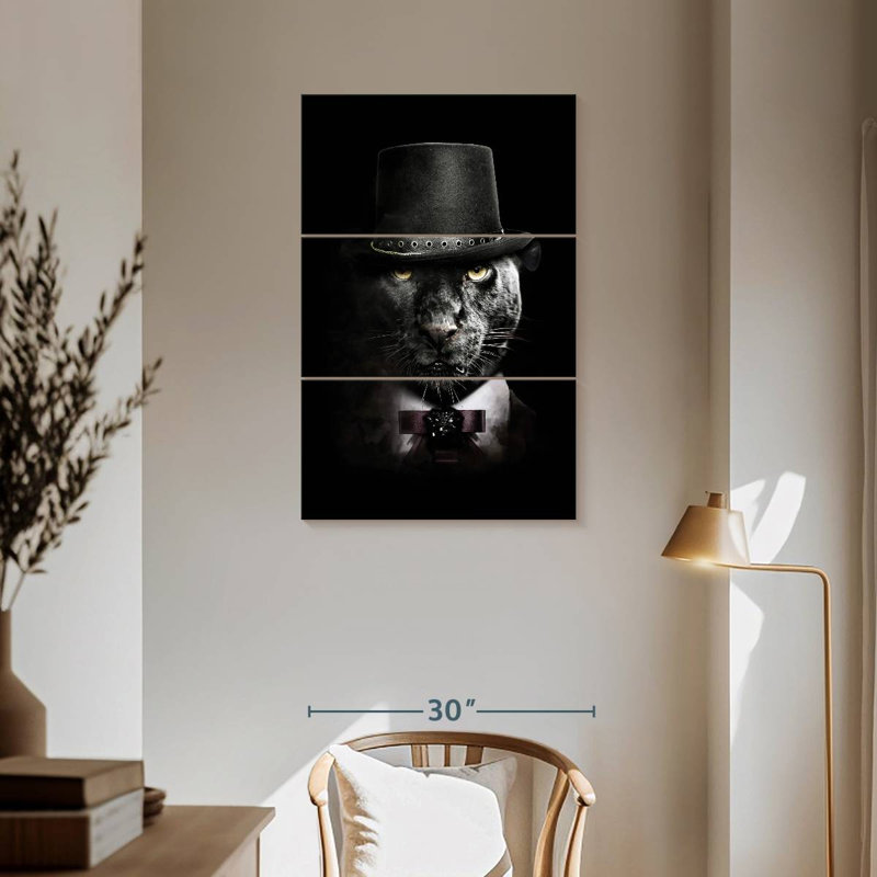 Brampt Classy Panther, 57" H x 36" W