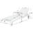 Outdoor Solid Wood Lounge Chair With Wheels, Adjustable Reclining Angle Single Beach Chair For Patio/Seaside/Pool (Set Of 2)-2137344730