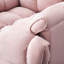 Chaise simple rose confortable avec plateau amovible, réglable à 150 degrés, rembourrée en éponge, plateau en bois massif et à base de bois confortable et amovible sur le côté, dos à degrés, panneau pour petite pièce-838473083