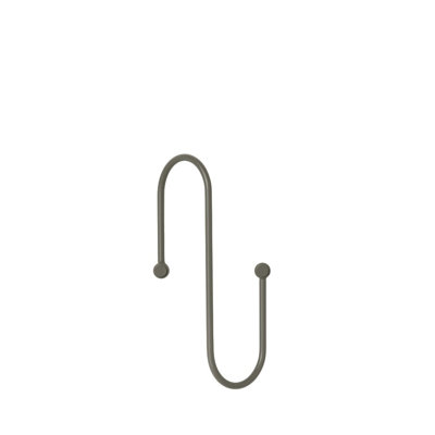 CURL Metal Wall Mounted Coat Rack