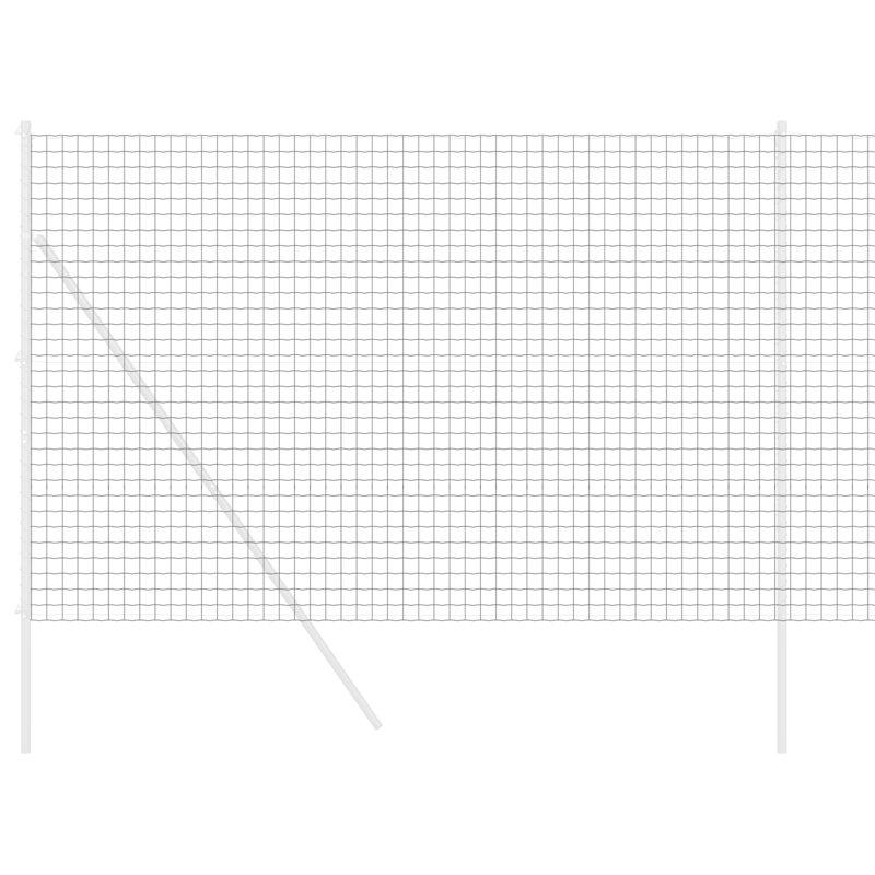 Steel Border Fencing, Grey, 160 x 1000 x 0.2 cm