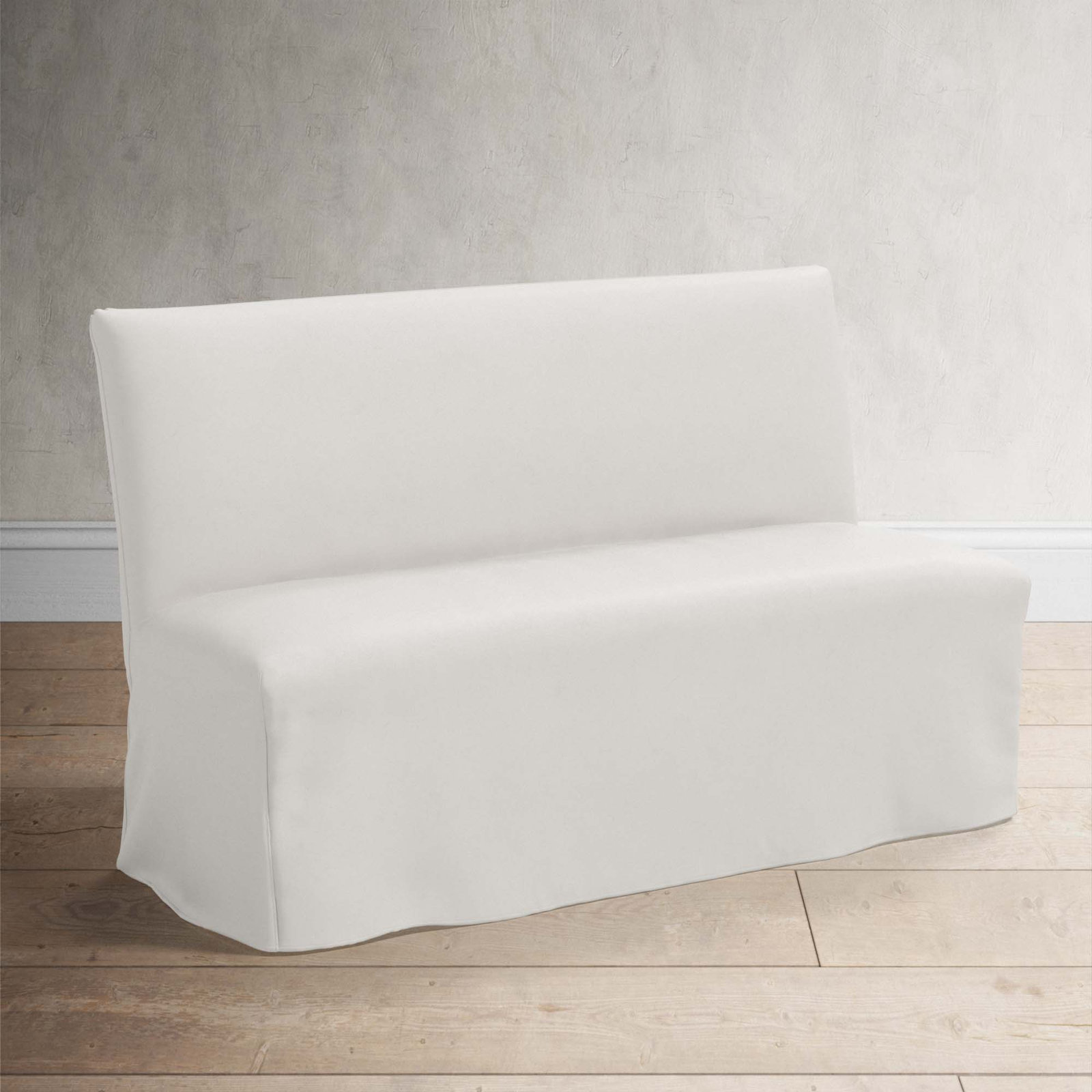 Silvia 57" Dining Bench, Bella Light Gray Performance Velvet