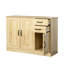 Buffet Contemporary avec 2 portes et 2 tiroirs, armoire de rangement