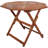 Revilla 35.5" Meranti Folding Octagon Outdoor Dining Table