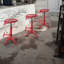 Ensemble de 2 tabourets de bar industriels rustiques-182653804-182653806