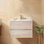 Ensemble de meuble-lavabo simple mural 30 po 30 po Danube