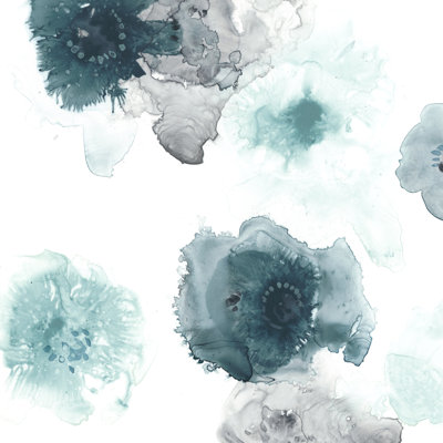 Floating Indigo IV - Wrapped Canvas Print