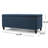Dark Brown Birch Legs For Storage In Navy Blue Fabric Bar Counter Area, 42.98"W X 18.51"D 18.51"H With Legs, Measuring-1279764111