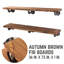 Hibbell 2 Piece Solid Wood Industrial Pipe Shelves-2069324787