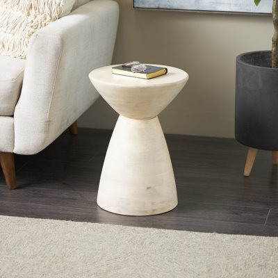 Cole And Grey Mango Wood Accent Table
