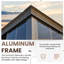 Pavillon de jardin de 10 pi x 12 pi, véranda entièrement fermée avec portes coulissantes verrouillables, pavillon de jardin à toit double en acier galvanisé, solarium de patio à cadre en aluminium pour la cour arrière-129167809
