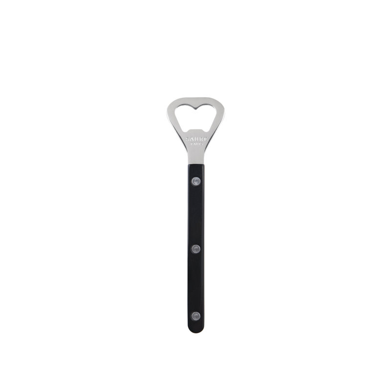 Bistrot Solid Stainless Steel Corkscrew, Black