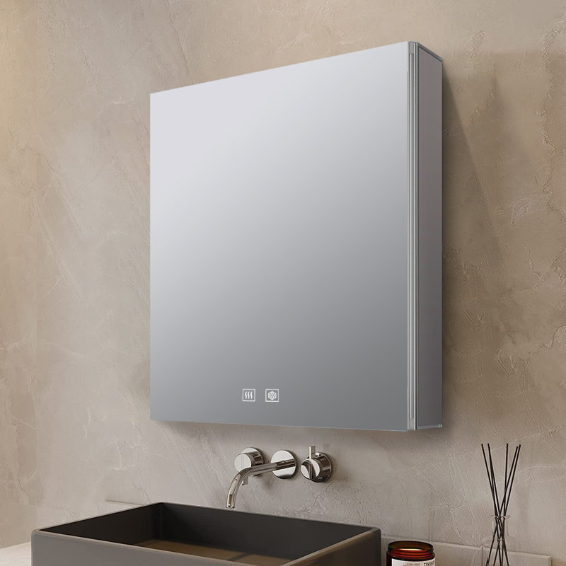 Armoire à pharmacie à miroir à fixation en surface avec désembueur à DEL l 20 po x H 32 po Corsica, L 20 po x H 32 po