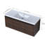Meuble-lavabo simple mural 48 po avec plateau en résine-88099246