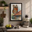 Monarch on Terracotta Botanical - Wrapped Canvas-933748046-933748045