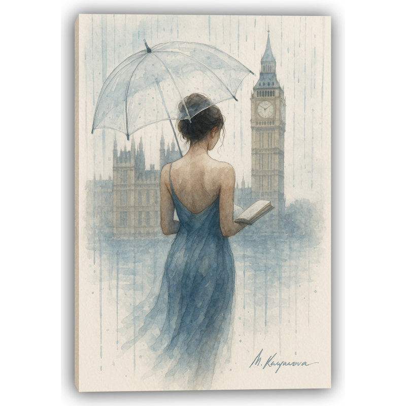London Mist - reproduction sur toile tendue, H 24 po x l 16 po
