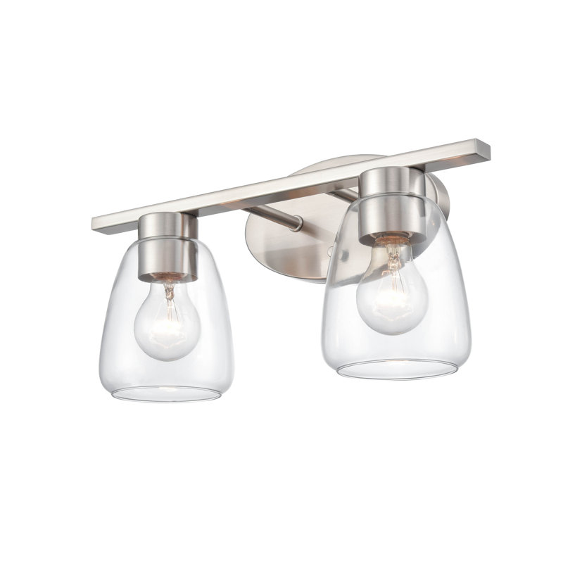 Éclairage pour meuble-lavabo en nickel brossé à intensité variable Algy, 2