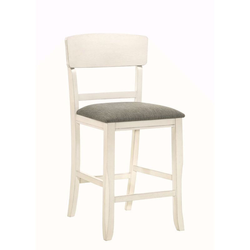 Mobilier de salle à manger 2 pièces, Blanc, Gris foncé
