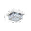 Werlin LED Semi Flush Mount