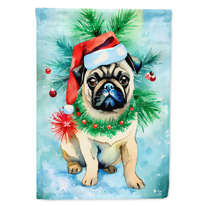 Double Sided Polyester Christmas, 40'' H x 28'' W