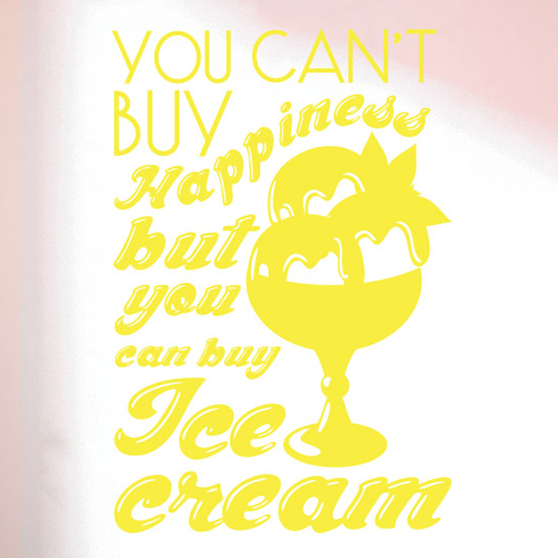 Wall Decal, Bright Yellow