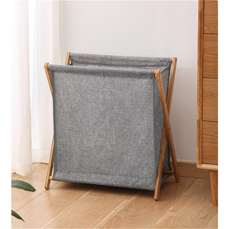 Fabric Laundry Hamper with Handles, 14.96" H x 15.74" W x 11.81" D