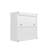 Fortress 30" H x 30" W x 12.5" D Modern Floating Metal Garage Storage Cabinet in White-378853992