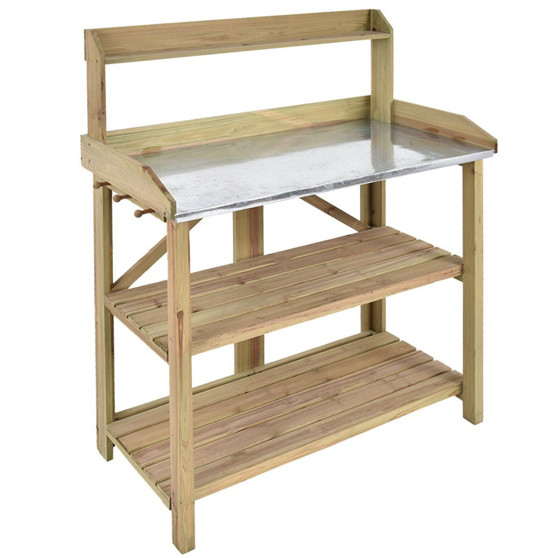 41.5'' W Metal Top Workbench