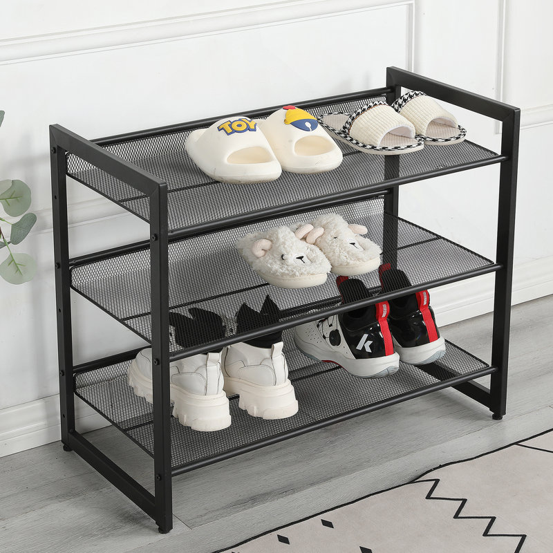 Bookshelf, 3-Tier Freestanding Shoe Rack