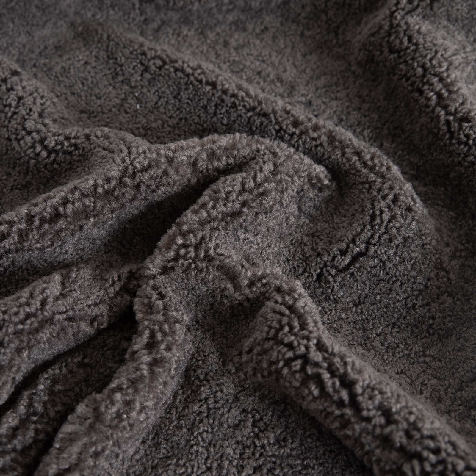 Sherpalux Throw Blanket, Charcoal Gray