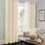 Luxury Faux Silk Lined Eyelet Curtains Pair - Elegant Window Drapes with Solid Colour Finish for Living Room Bedroom Dining Room Home Décor-126391892-126391895