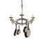 53" Long Laramie 8 Light Pot Rack