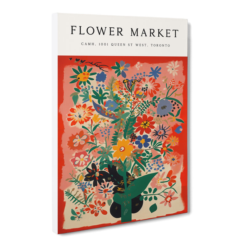 Toronto Flower Market Exhibition No. 1 - Wrapped Canvas, 60cm H x 40cm W